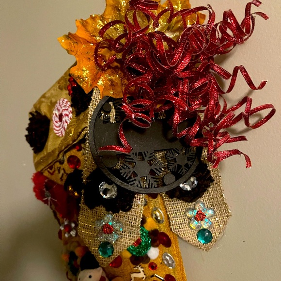 KEEPSAKE (Handcrafted) Luxury One-Of-A-Kind Christmas Stocking (Snowbear) - Picture 5 of 5